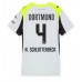 Borussia Dortmund Nico Schlotterbeck #4 Bortedrakt Dame 2025-26 Korte ermer
